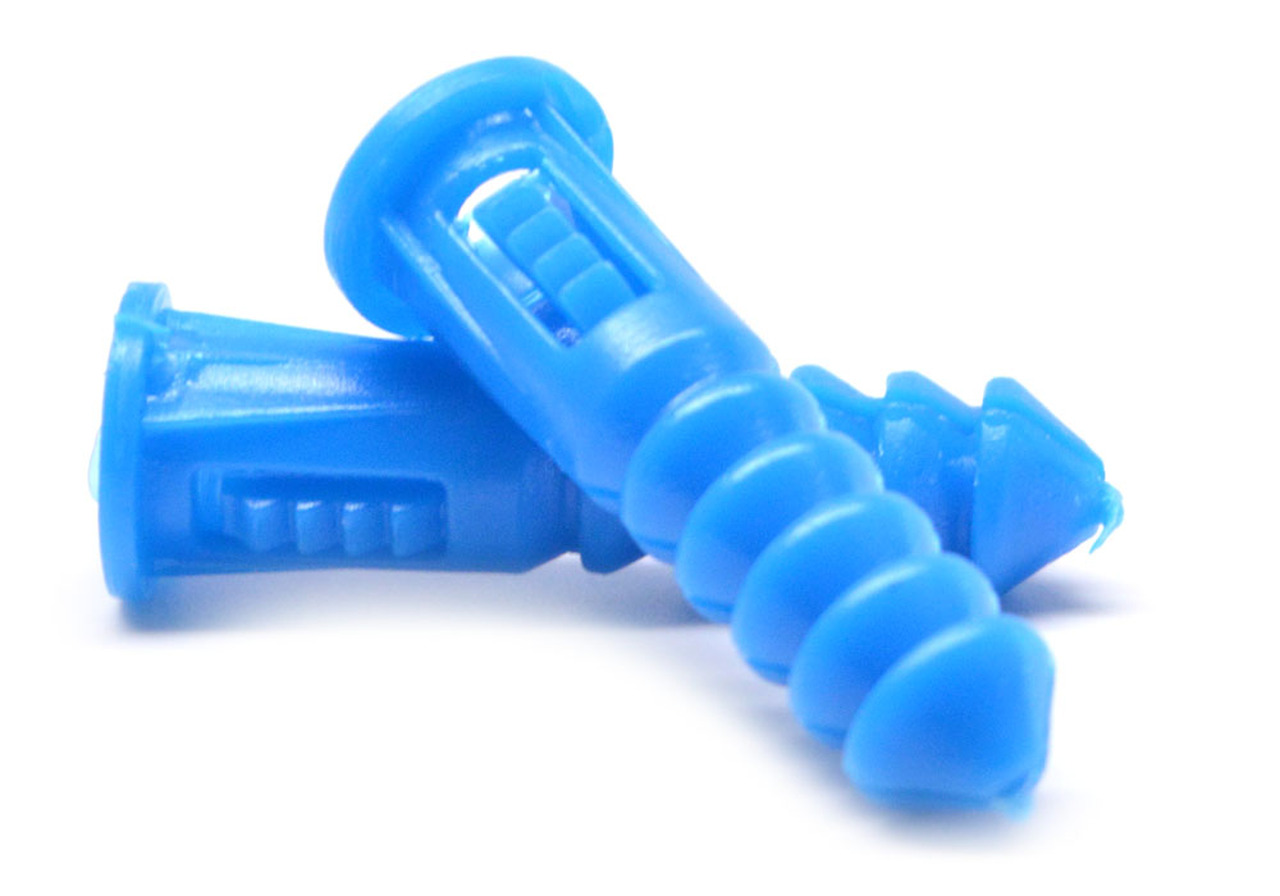 PA-1411-200 (#8-#10 x 1-1/4-in Super Ribbed Plastic Anchors, 200pcs Pack) - Image 2