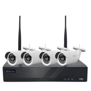 IC4240HK  (Super WiFi CCTV IP System, 4ch NVR with 4 x 1080P Bullet Camera, Up to 250 feet range)