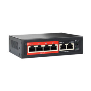 POE-1061 (4-port 100M Fast Ethernet POE Switch w/ 2 Uplink)