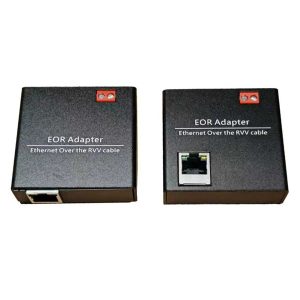 EOR active converter with PoE up to 1000 feet by LVT or Z-station 2 conductors