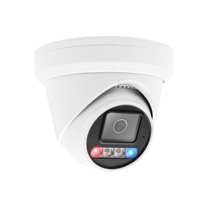 IP-2384E28 (8MP A.I. Active Deterrence Colour Night-Vision Outdoor/Indoor Turret IP Camera, 2-way Audio)